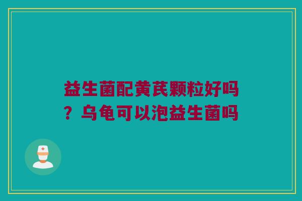 益生菌配黄芪颗粒好吗？乌龟可以泡益生菌吗