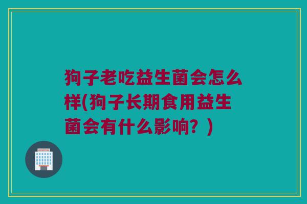 狗子老吃益生菌会怎么样(狗子长期食用益生菌会有什么影响？)