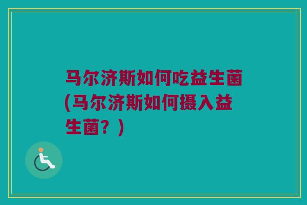 马尔济斯如何吃益生菌(马尔济斯如何摄入益生菌？)