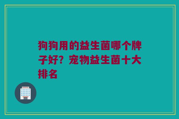 狗狗用的益生菌哪个牌子好?宠物益生菌十大排名 狗狗用的益生菌哪个牌子好?宠物益生菌十大排名