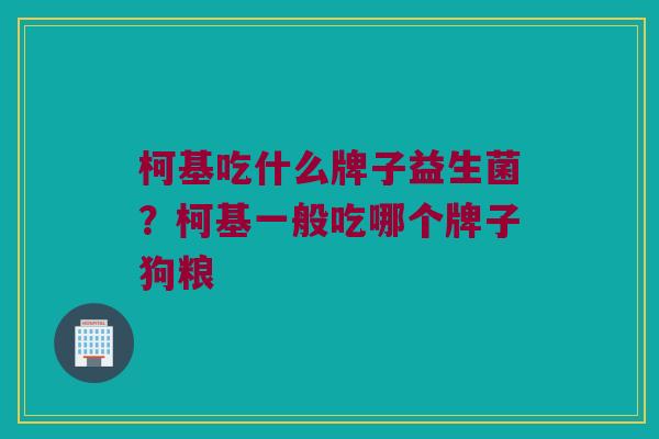 柯基吃什么牌子益生菌？柯基一般吃哪个牌子狗粮