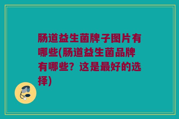 肠道益生菌牌子图片有哪些(肠道益生菌品牌有哪些？这是最好的选择)