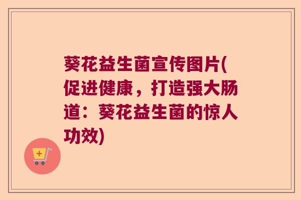 葵花益生菌宣传图片(促进健康，打造强大肠道：葵花益生菌的惊人功效)